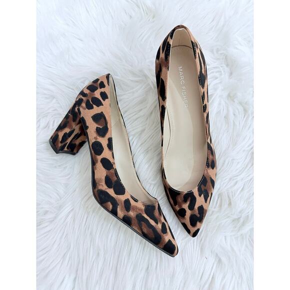 Marc Fisher Viviene Leopard Print Pump Size 6.5 - Picture 6 of 7